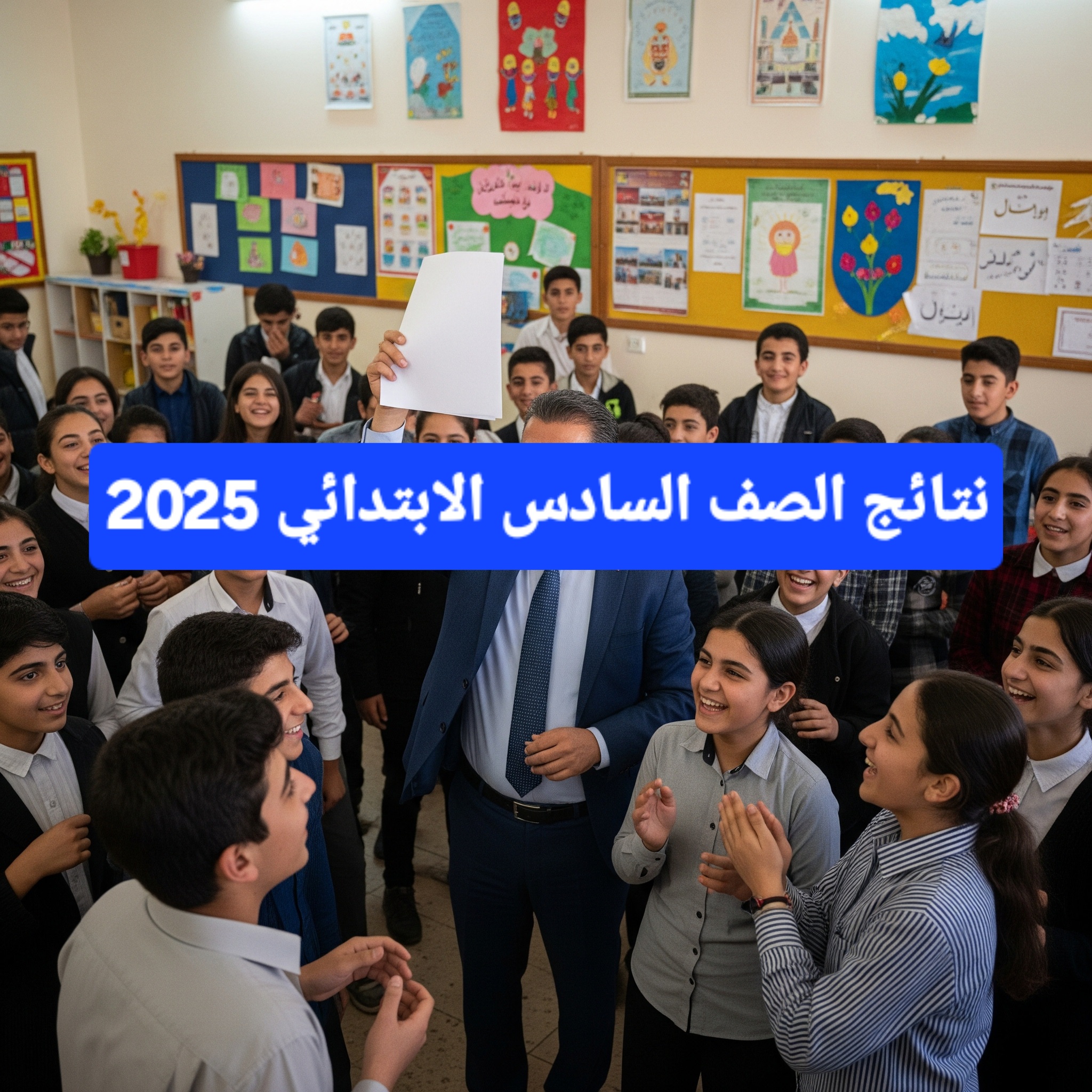 نتائج الصف السادس الابتدائي 2025 اربيل