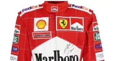 الاخبار اون لاين تنشر… بيع بدلة مايكل شوماخر فى مزاد بـ95 ألف يورو